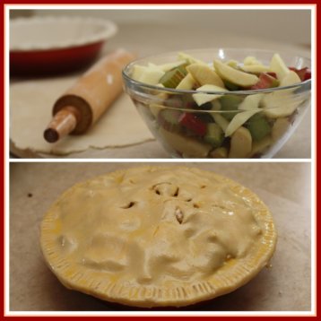 Make Apple Rhubarb Pie at Home