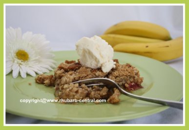 Picture of Rhubarb Dessert Recipe Crumble
