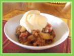 Apple Rhubarb Crisp