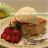 Easy Rhubarb Cake Using a Purchased Cake Mix