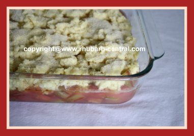 Making a Rhubarb Cobbler Dessert Recipe