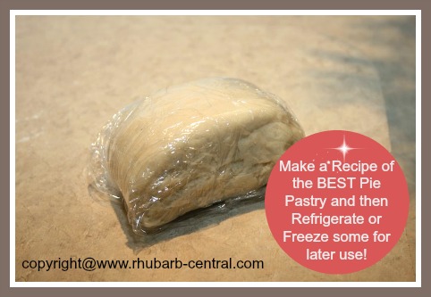 Freezing or Refrigerating Extra Pie Pastry Dough