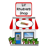 Lil' Rhubarb Shop to Buy rhubarb Products