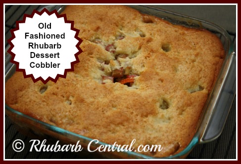 Old Fashioned Rhubarb Dessert Recipe