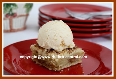 Rhubarb Coffee Cake Recipe for