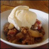 Apple Rhubarb Crisp