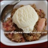 Apple Rhubarb Crumble