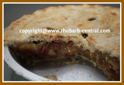 Rhubarb Pie Recipes Rhubarb Banana Pie