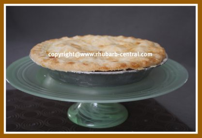 Rhubarb Banana Pie Recipe