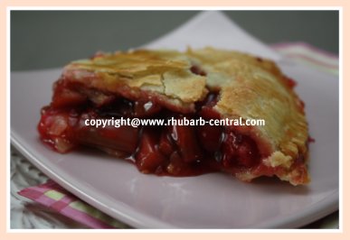Rhubarb Cherry Pie