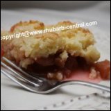 Easy Rhubarb Cobbler