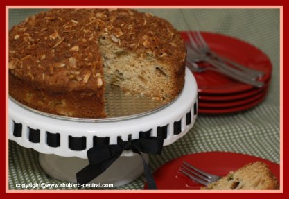 Rhubarb Coffee Cake Streusel Rhubarb Cake