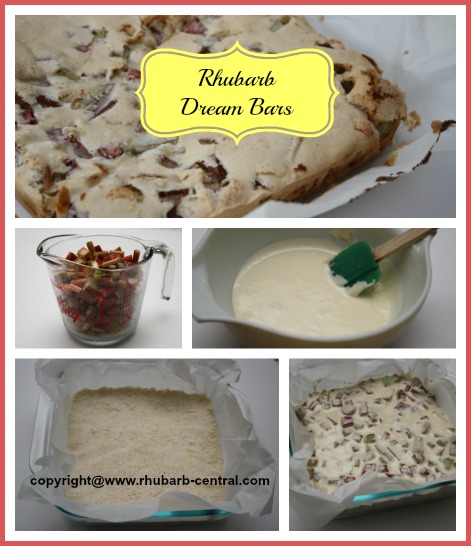 How to Make Rhubarb Dream Bars