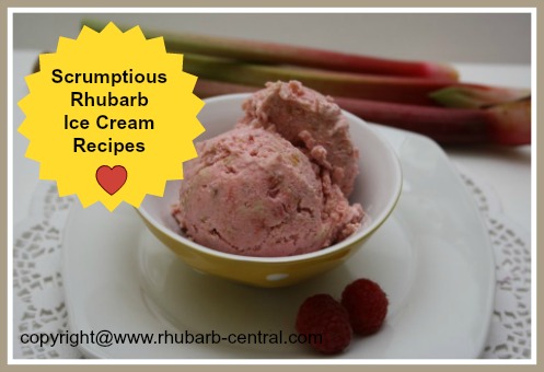 Rhubarb Ice Cream Recipes