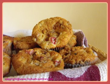 Rhubarb Streusel Muffins Moist and Delicious