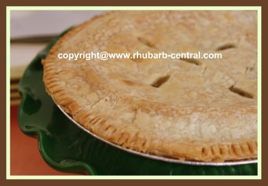 Easy Rhubarb Pie Recipe Homemade