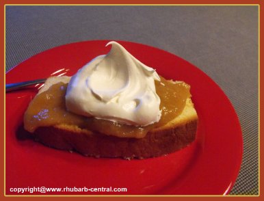 Rhubarb Pound Cake Picture