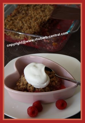Best Raspberry Rhubarb Crisp Recipe