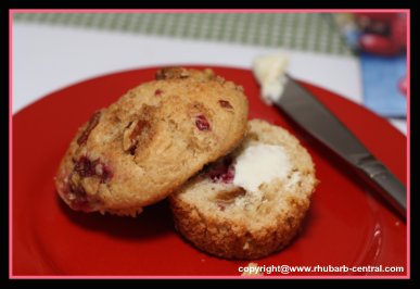 Rhubarb Muffins recipe with pictures
