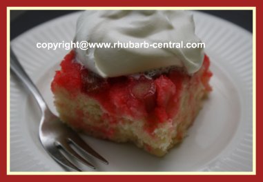 Rhubarb Upside Down Cake 