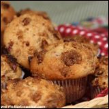 Rhubarb Raspberry Muffins