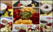 Fresh Fruit Platters and Trays With Fruit Dip Homemade