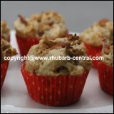 Rhubarb Muffins with Granola