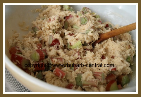 Batter for Homemade Rhubarb Cake