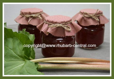 Best Homemade Rhubarb Jam Recipe, Canned / Cooked Rhubarb Jam
