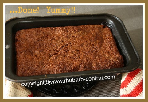 Delicius Homemade Rhubarb Bread Recipe