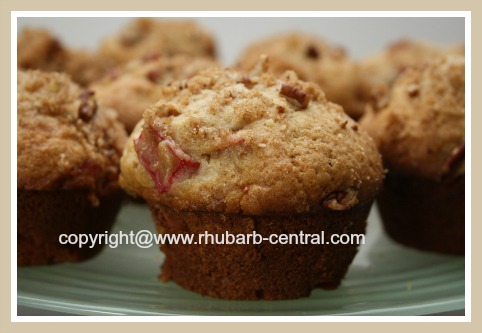 Delicious Moist Best Rhubarb Muffins 
