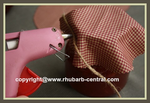 Do it Yourself Jam Jar Cover