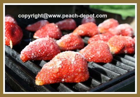 Grilling Strawberries