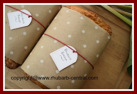 Homemade Rhubarb Bread