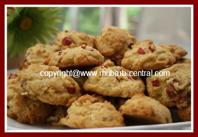 Recipe for Homemade Rhubarb Cookies