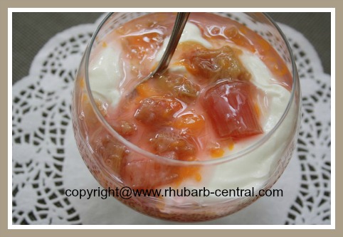 Rhubarb Orange Tapioca Recipe -- super good! Use this recipe to make Rhubarb Orange Yogurt Parfait