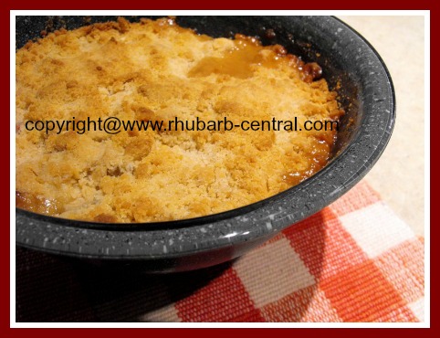 Rhubarb Apple Crisp Recipe