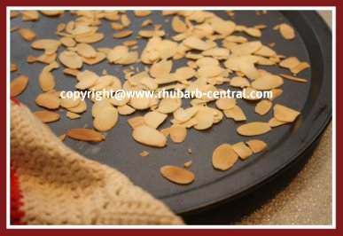 Toasting Sliced Almonds in the Oven