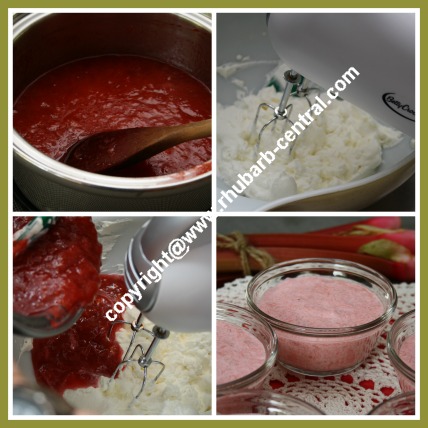 Making an Easy Rhubarb Dessert Recipe - Rhubarb and Cream Dessert