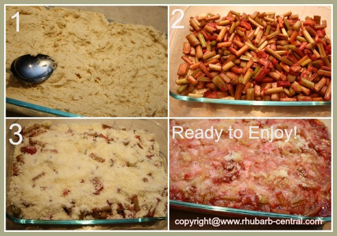 Making a Fresh Rhubarb Recipe - Easy Rhubarb Cake