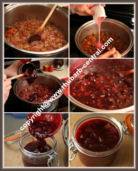 Making Rhubarb Jam with Jello/Flavoured Gelatin