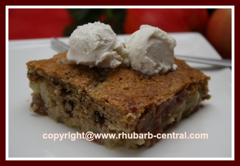 Recipe for Rhubarb Cobbler Healthy Dessert 