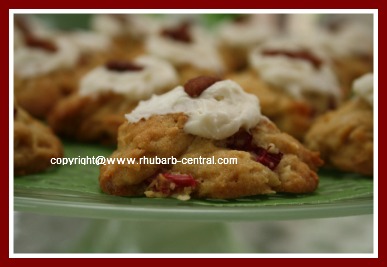 Recipe for Rhubarb Cookies