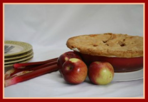 Rhubarb Apple Pie 