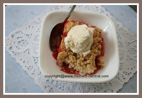 Rhubarb Caramel Cobbler Recipe Homemade Like Grandmas