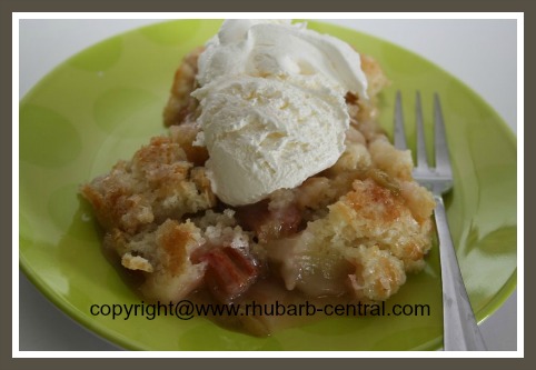 Rhubarb Cobbler Recipe