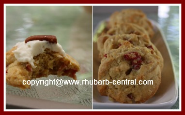 Rhubarb Cookie Rhubarb Recipe made with Fresh or Frozen Rhubarb