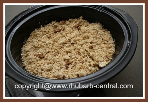 Rhubarb Crockpot Slow Cooker Recipe 