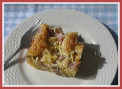 Rhubarb Custard Cake