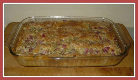 Rhubarb Cake Whipping Cream As Ingredient Rhubarb Cake Whipping Cream As Ingredient